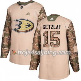 Anaheim Ducks tröja Ryan Getzlaf 15 Adidas 2017-2018 Camo Veterans Day Practice Authentic - NHL Tröjor Herr